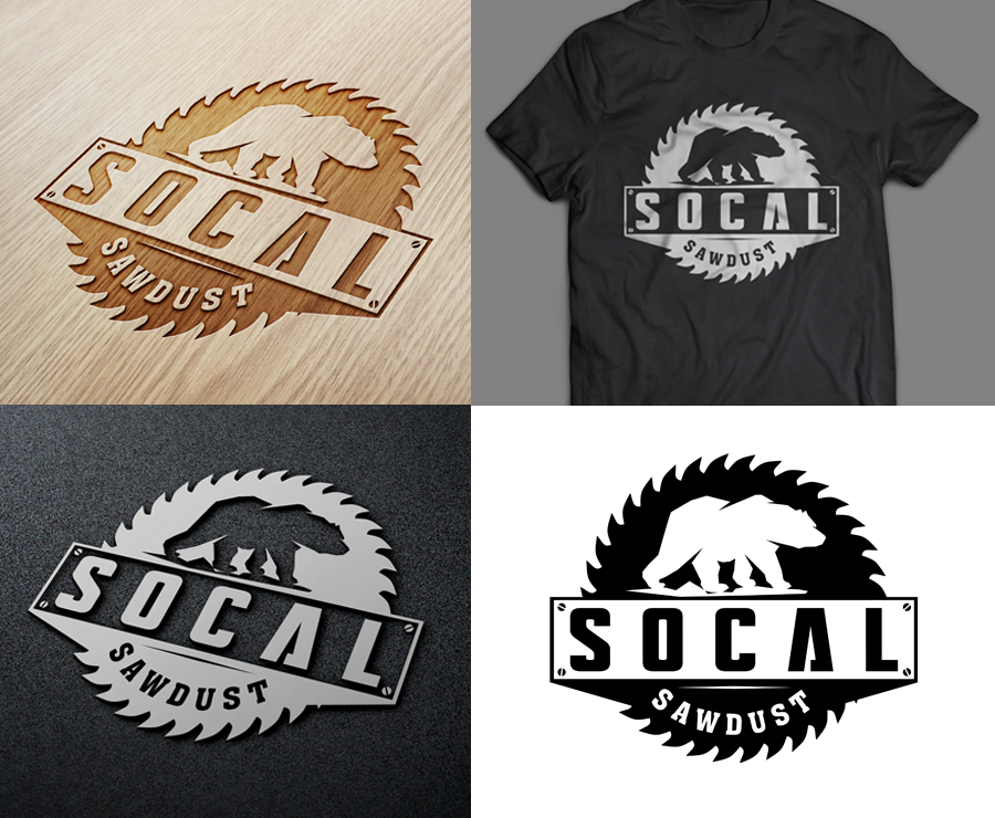 Logo Design entry 1288162 submitted by Jart to the Logo Design for SoCal SawDust run by CoreyChristense1210