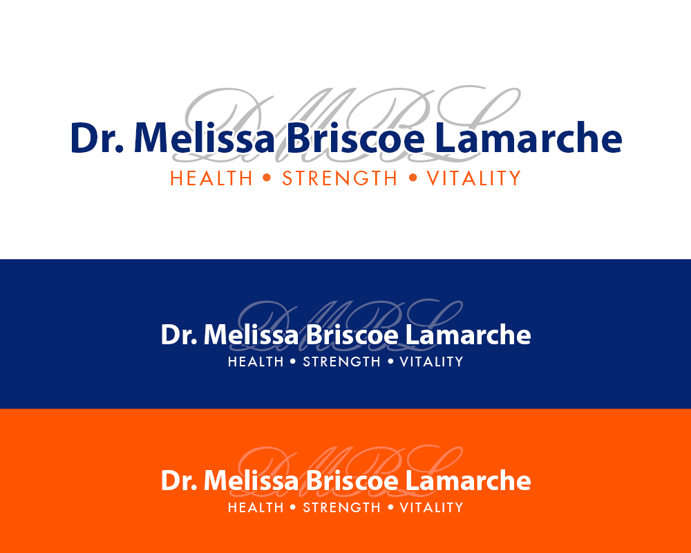 Logo Design entry 1289627 submitted by hym35 to the Logo Design for Dr. Melissa Briscoe Lamarche run by mblchiro