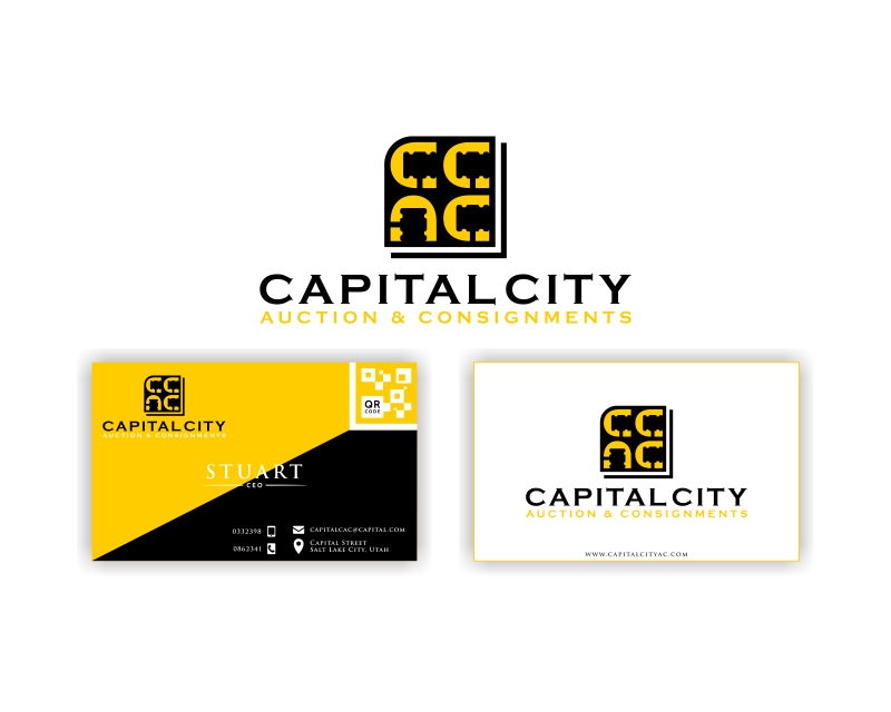 Business Card & Stationery Design entry 1293190 submitted by FriZign to the Business Card & Stationery Design for Capital City Auction & Consignments run by glen