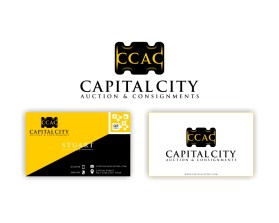 Business Card & Stationery Design entry 1293170 submitted by FriZign to the Business Card & Stationery Design for Capital City Auction & Consignments run by glen