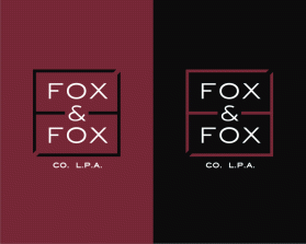 Logo Design entry 1294954 submitted by pingpong to the Logo Design for Fox & Fox Co. L.P.A. run by brandonfox