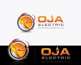 Logo Design Entry 1296779 submitted by JustinV2.0 to the contest for Oja Electric run by Jordan oja
