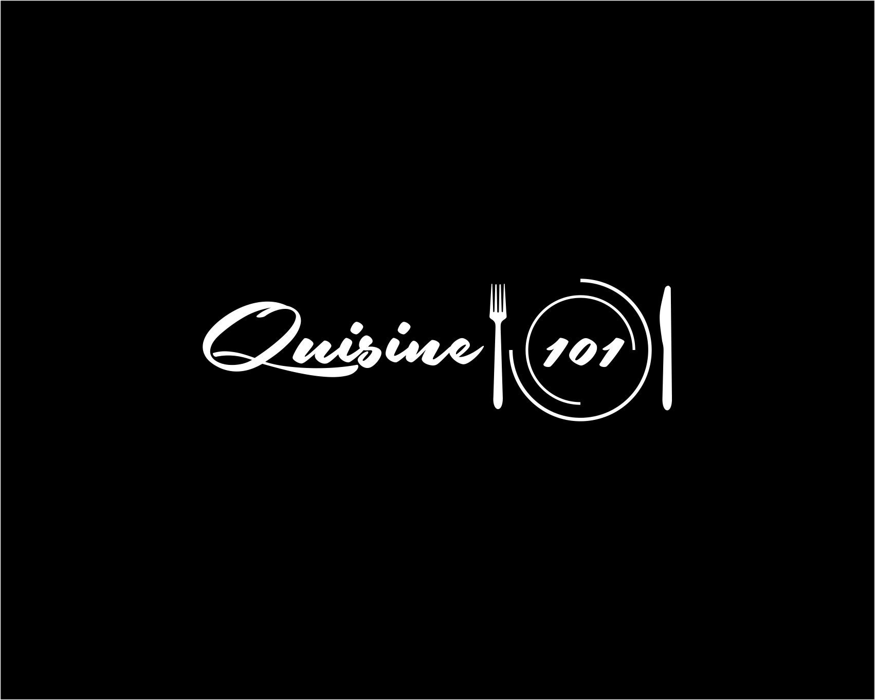 Logo Design entry 1298937 submitted by RZ to the Logo Design for Quisine 101 run by gabeandres