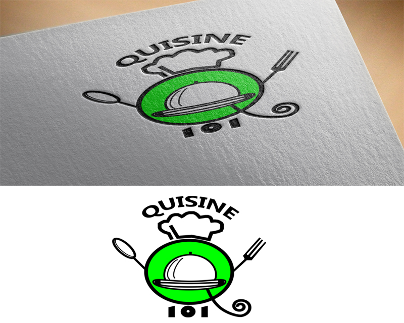 Logo Design entry 1298990 submitted by teglenk  to the Logo Design for Quisine 101 run by gabeandres