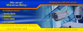 Banner Ad Design entry 1299651 submitted by Brankac to the Banner Ad Design for Advanced Security group run by khairul Rob