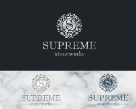 Logo Design Entry 1301437 submitted by JustinV2.0 to the contest for Supreme Stoneworks  run by SupremeSW
