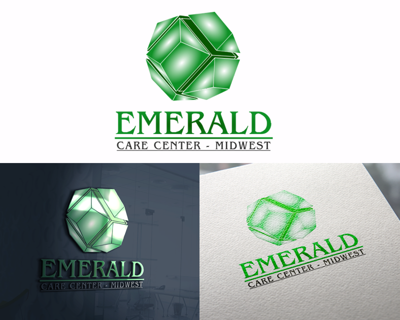 Logo Design entry 1302135 submitted by lingott to the Logo Design for Emerald Care Center Midwest run by emeraldhealthcare