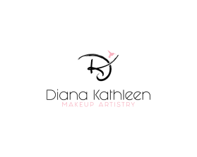Logo Design entry 1302794 submitted by RZ to the Logo Design for Diana Kathleen Makeup Artistry run by Dracht21
