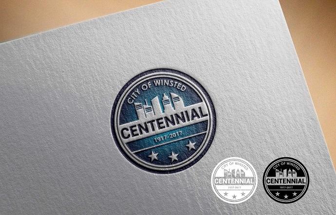 Logo Design entry 1304951 submitted by ian69 to the Logo Design for City of Winsted Centennial 1917-2017 run by PhillipAllen