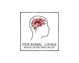 Logo Design entry 1306132 submitted by beekitty7 to the Logo Design for Personal Crisis Resolution Specialist run by ATRose