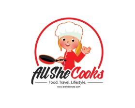 Logo Design entry 1309071 submitted by eleverage consults to the Logo Design for All She Cooks run by Allshecooks