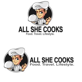 Logo Design entry 1309072 submitted by hansu to the Logo Design for All She Cooks run by Allshecooks