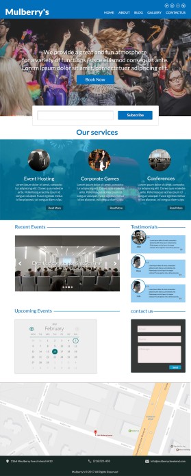 Web Design entry 1365969 submitted by dahmane