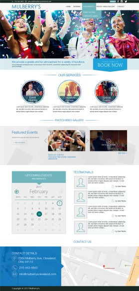 Web Design entry 1366676 submitted by rajib