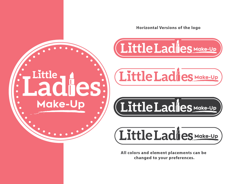 Logo Design entry 1309584 submitted by beekitty7 to the Logo Design for Little Lady Play Makeup run by littlelady