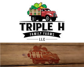 Logo Design entry 1310770 submitted by ojgraphics to the Logo Design for Triple H Family Farms, LLC run by kimtennill