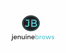 Logo Design entry 1310818 submitted by JustinV2.0 to the Logo Design for jenuinebrows run by jenuin3