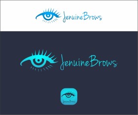 Logo Design entry 1310819 submitted by UniQ Creations to the Logo Design for jenuinebrows run by jenuin3