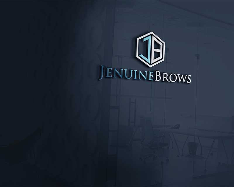 Logo Design entry 1310892 submitted by emran945 to the Logo Design for jenuinebrows run by jenuin3