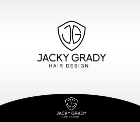 Logo Design entry 1311428 submitted by 504590549054 to the Logo Design for www.jackiegradyhairdesign.com run by Jackie Grady
