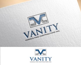 Logo Design entry 1311533 submitted by SURPRI to the Logo Design for Vanity Consulting Contractors Inc. (VCC) run by Bryon Fielding