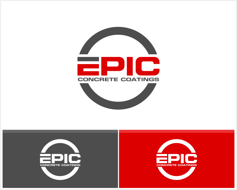 Logo Design entry 1315038 submitted by artsword to the Logo Design for Epic Concrete Coatings run by jeldersveld
