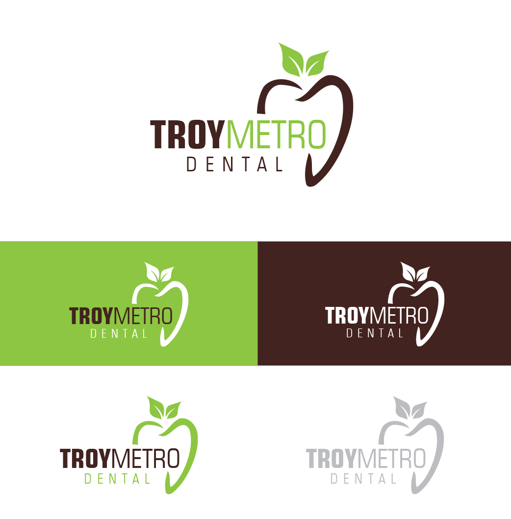 Logo Design entry 1317718 submitted by Jecha to the Logo Design for Troy Metro Dental run by Riverside