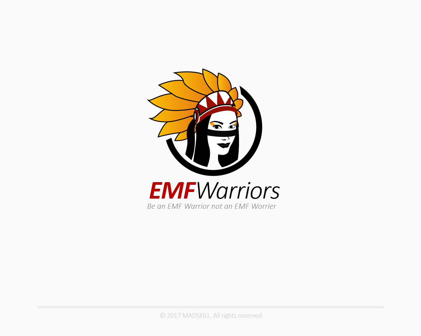 Logo Design entry 1321691 submitted by madskill to the Logo Design for EMF Warriors run by EMFwarrior