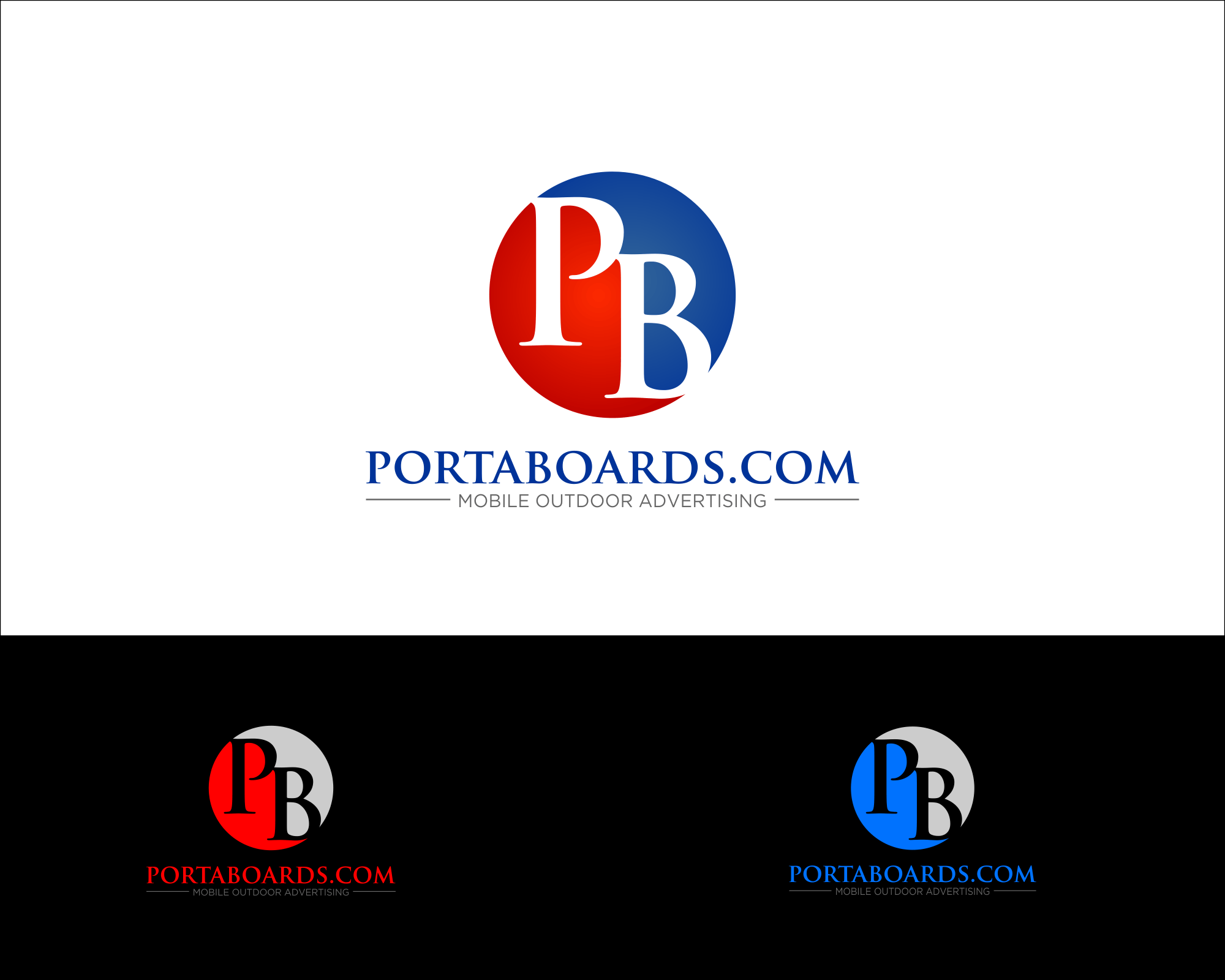 Logo Design entry 1325861 submitted by Super to the Logo Design for portaboards.com run by jdavis0083