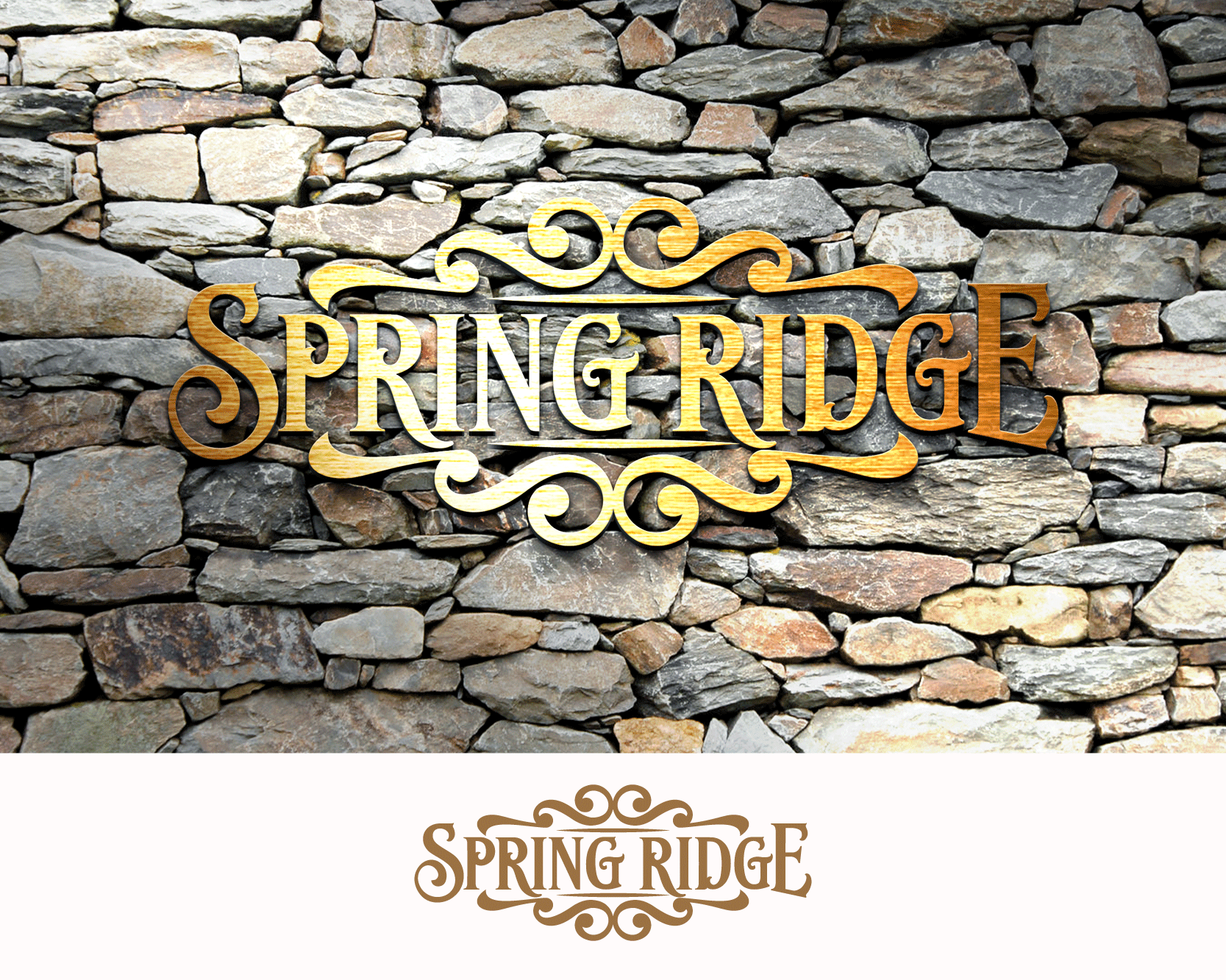 Logo Design entry 1326175 submitted by LeAnn to the Logo Design for Spring Ridge run by elichter@atova.com