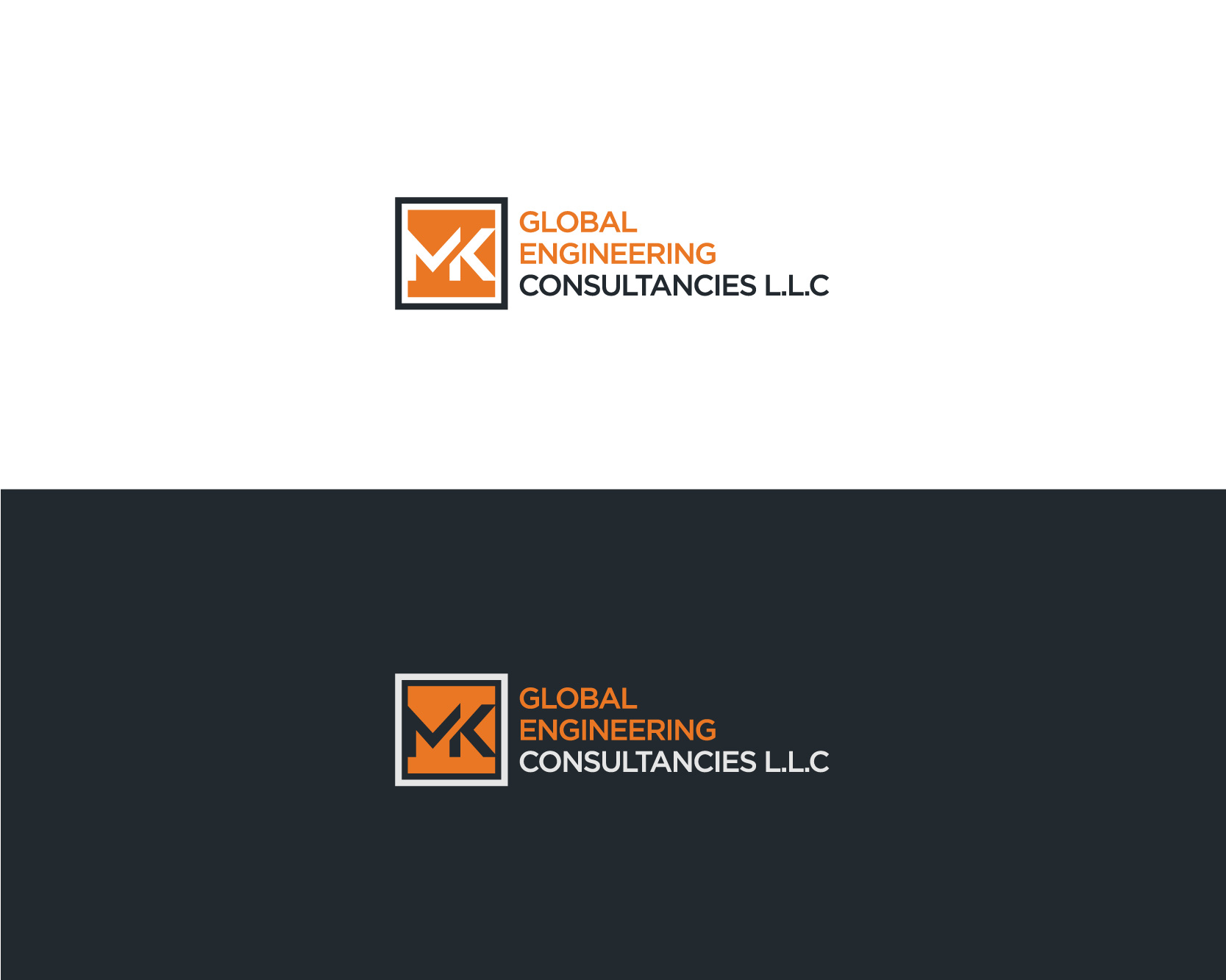 Logo Design entry 1331096 submitted by pureofart to the Logo Design for M K GLOBAL ENGINEERING CONSULTANCIES L.L.C run by awadhs