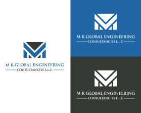Logo Design entry 1331080 submitted by mv to the Logo Design for M K GLOBAL ENGINEERING CONSULTANCIES L.L.C run by awadhs