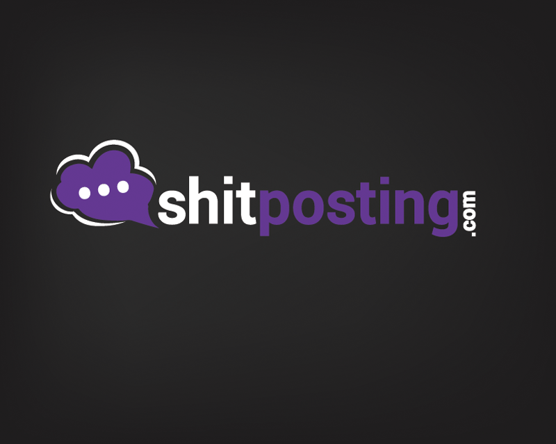 Logo Design entry 1332602 submitted by alex.projector to the Logo Design for shitposting.com run by shitposting