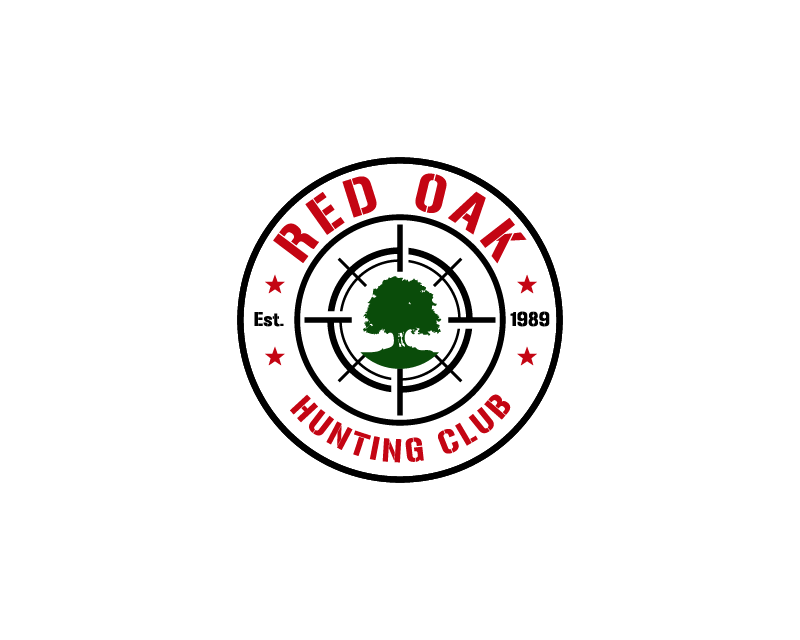 Logo Design entry 1333093 submitted by paczgraphics to the Logo Design for Red Oak Hunting Club run by aholland@warriorenergyco.com
