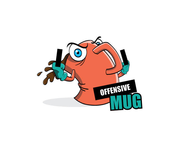 Logo Design entry 1334185 submitted by JINKODESIGNS to the Logo Design for Offensive Mug run by gtrainor