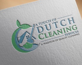 Logo Design entry 1334235 submitted by thegoldensmaug to the Logo Design for A Touch Of Dutch Cleaning Services run by greatlawnspropertycare