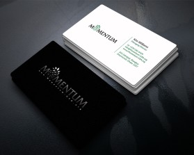 Business Card & Stationery Design entry 1335438 submitted by indeyzn to the Business Card & Stationery Design for Momentum run by kimsedona