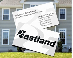 Business Card & Stationery Design entry 1336395 submitted by sjv27 to the Business Card & Stationery Design for Eastland Partners Inc.  run by eschollard