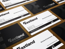 Business Card & Stationery Design Entry 1336443 submitted by athenticdesigner to the contest for Eastland Partners Inc.  run by eschollard