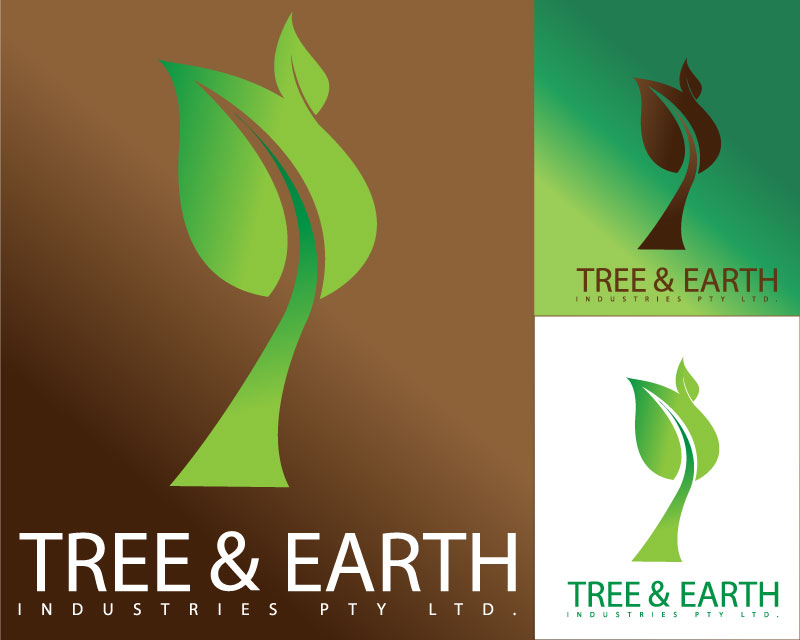 Logo Design entry 1339112 submitted by YourUniqueDesign to the Logo Design for Tree & Earth Industries pty ltd. run by Jasonprice