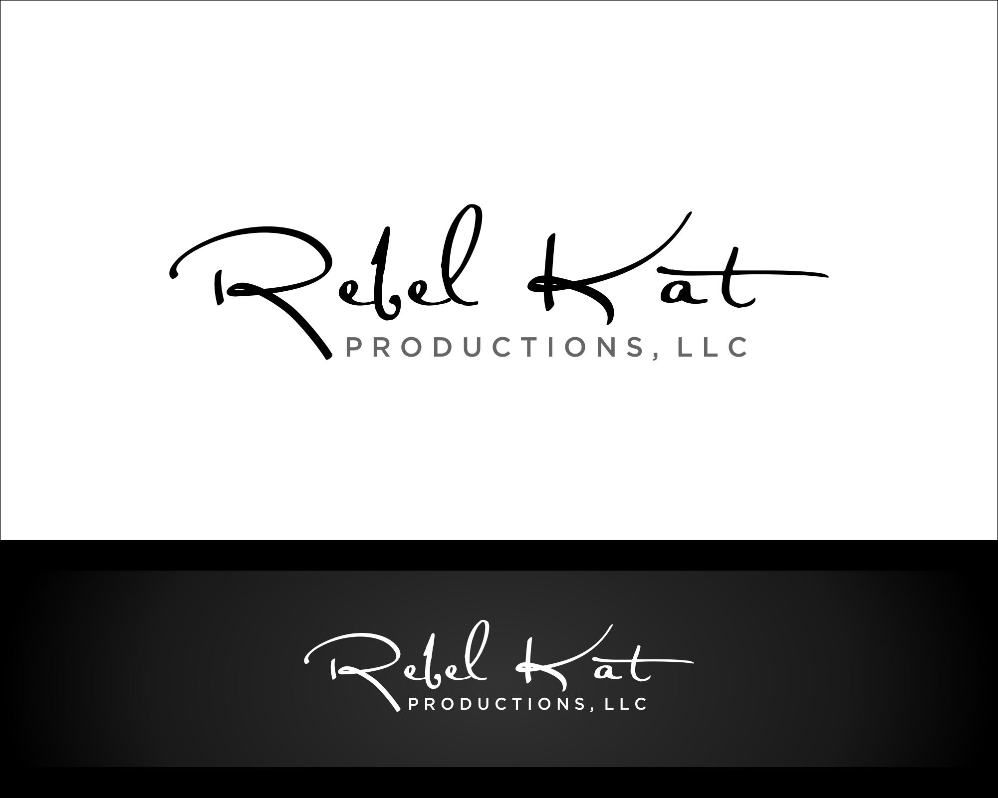 Logo Design entry 1341209 submitted by Super to the Logo Design for Rebel Kat Productions, LLC run by momsings