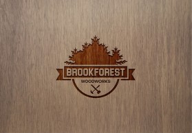 Logo Design entry 1341587 submitted by piscaa to the Logo Design for Brookforest Woodworks run by Grant Frye
