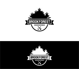 Logo Design entry 1341589 submitted by nirajdhivaryahoocoin to the Logo Design for Brookforest Woodworks run by Grant Frye