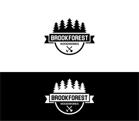 Logo Design entry 1341590 submitted by DAYS to the Logo Design for Brookforest Woodworks run by Grant Frye