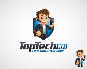 Logo Design entry 1343973 submitted by taks0not to the Logo Design for TopTech101 run by Tobycarr41