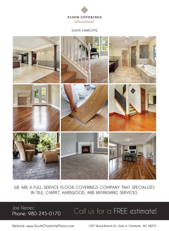 Brochure Design entry 1346157 submitted by pink to the Brochure Design for Floor Coverings International of South Charlotte run by joe.nemec