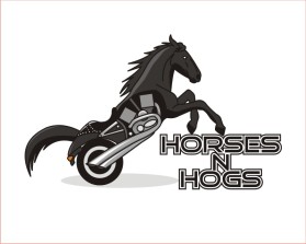 Logo Design entry 1346677 submitted by El Tasador to the Logo Design for Horses N Hogs run by Karesig