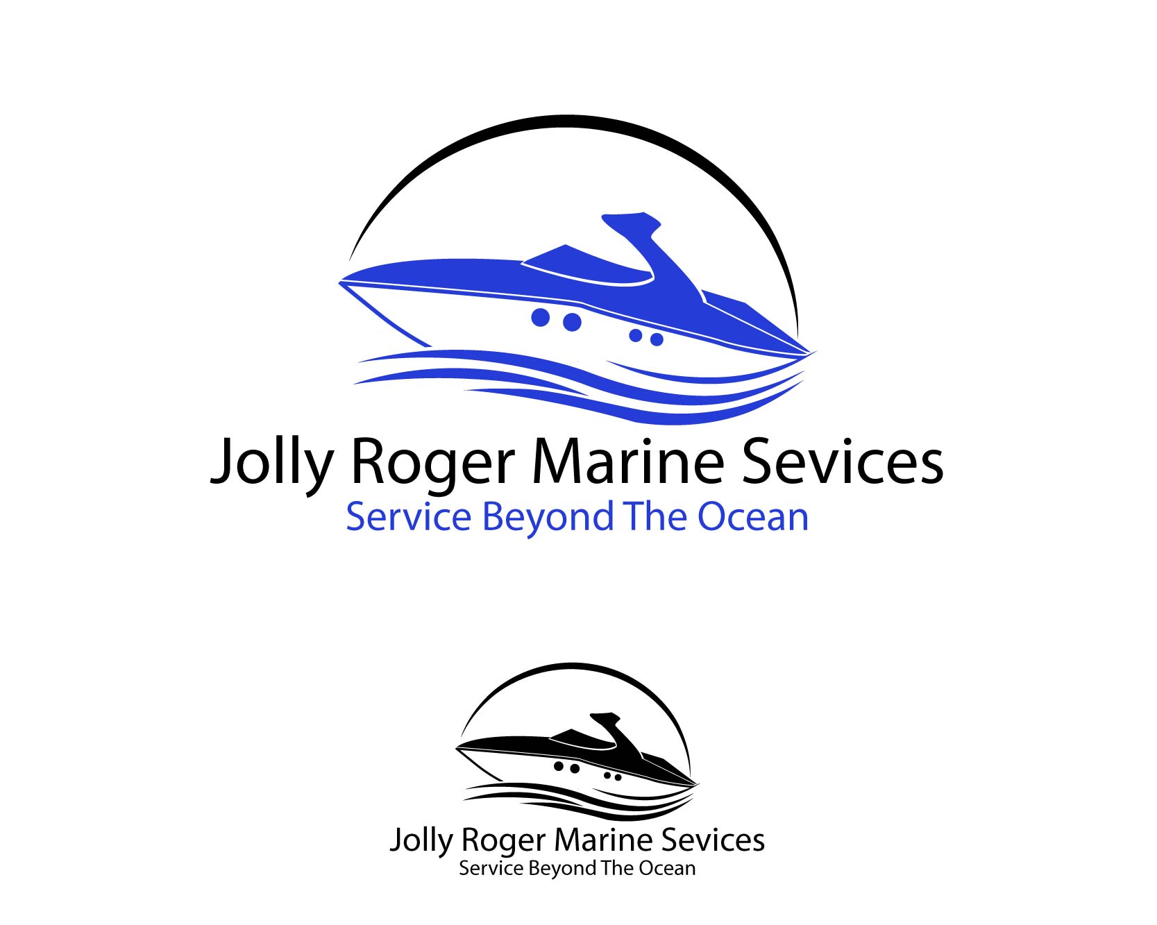 Logo Design entry 1347277 submitted by ALF to the Logo Design for Jolly Roger Marine Sevices  run by Evanb1289