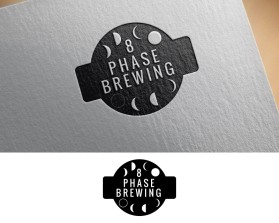 Logo Design entry 1347847 submitted by AstraJingga to the Logo Design for 8 Phase Brewing run by 8phasebrewing