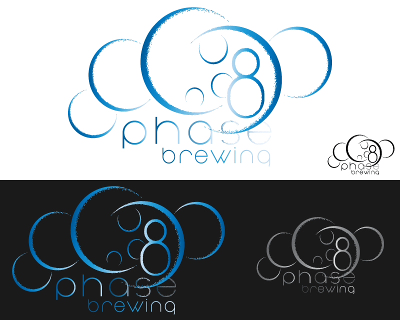 Logo Design entry 1347920 submitted by Jacob B to the Logo Design for 8 Phase Brewing run by 8phasebrewing